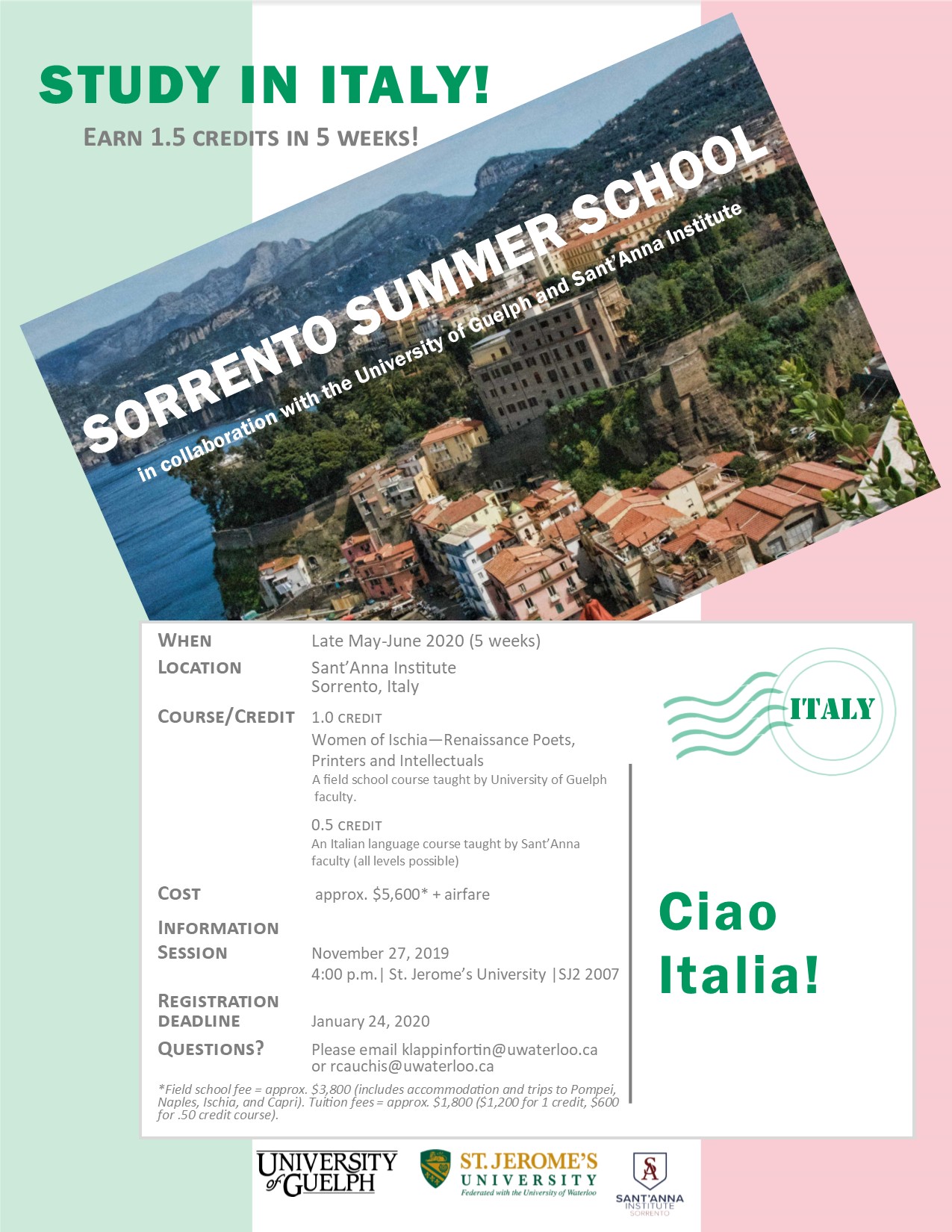 Study in Italy - Sant'Anna Institute