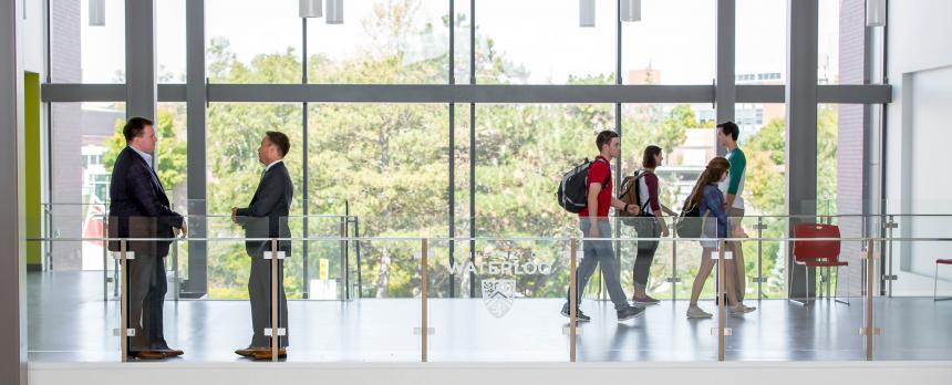 Image of Peoples in Campus building 